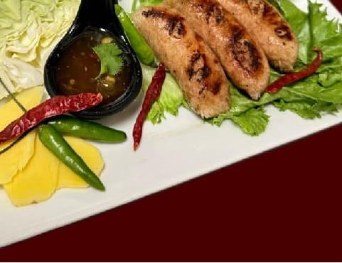 Northeastern Thai Isan Sausage